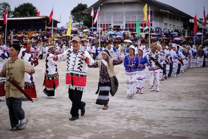 Rawang Manaw dance at Rawang National park in Putao by Sinwal Pervm